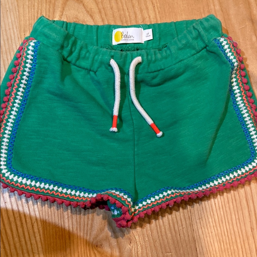Mini Boden Colorful Girls Shorts